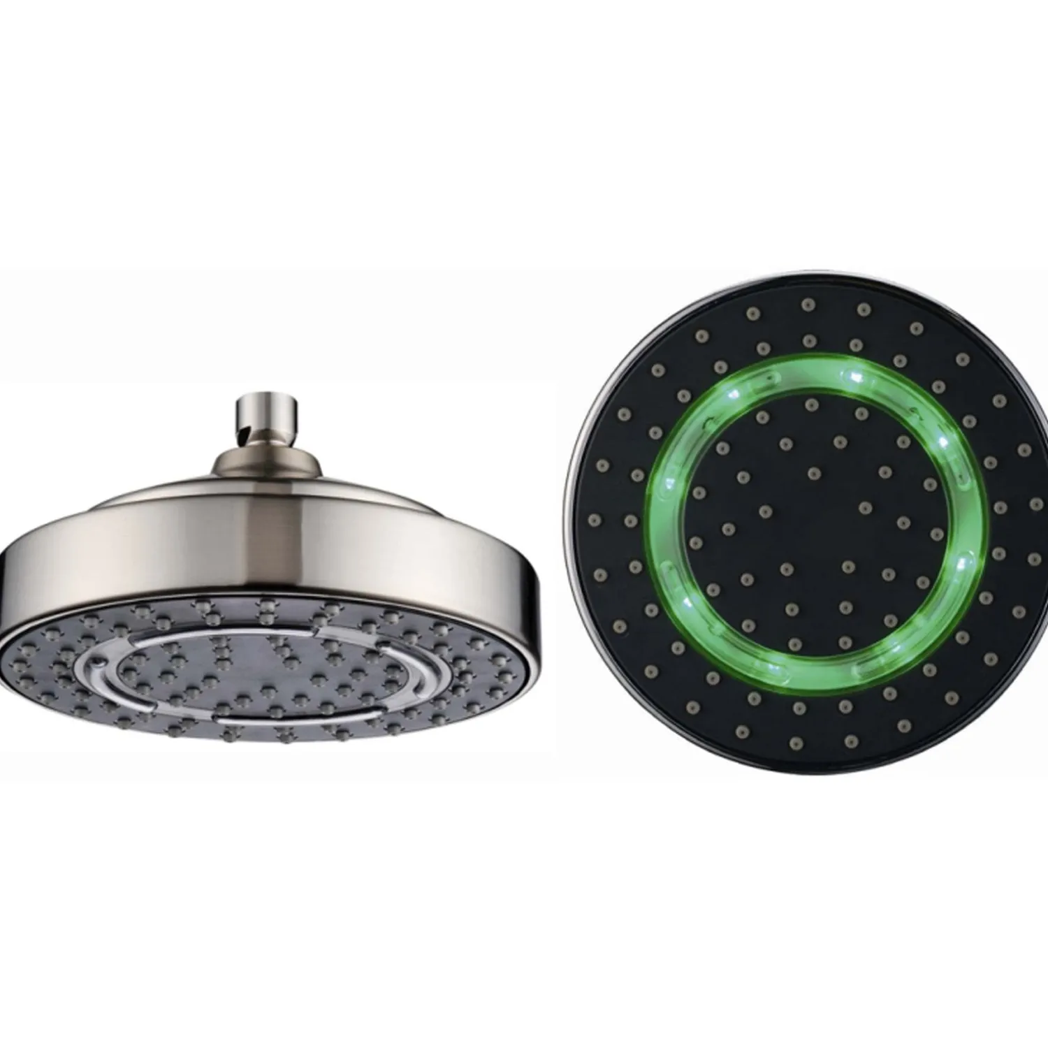 Hot Dawn SHM230401 Single Function, LED Light Showerhead Shower Heads