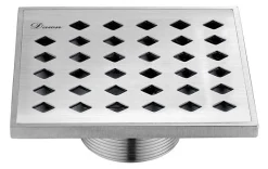 Hot Dawn Shower Square Drain - Mississippi River Series Shower Drains