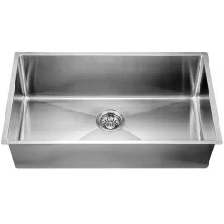 Clearance Dawn 32" Single Bowl Undermount 18 Gauge Stainless Steel Kitchen Sink Stainless Steel Sinks|Single Bowl Sinks