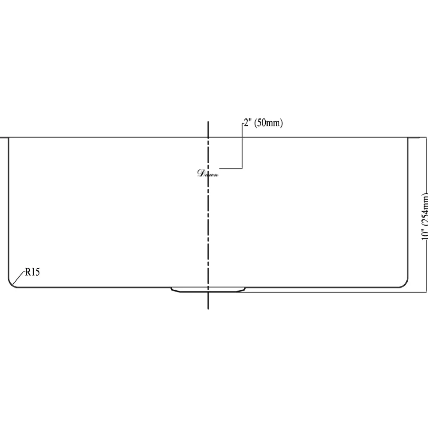 Online Dawn 27" Single Bowl Undermount 18 Gauge Stainless Steel Kitchen Sink Stainless Steel Sinks|Single Bowl Sinks