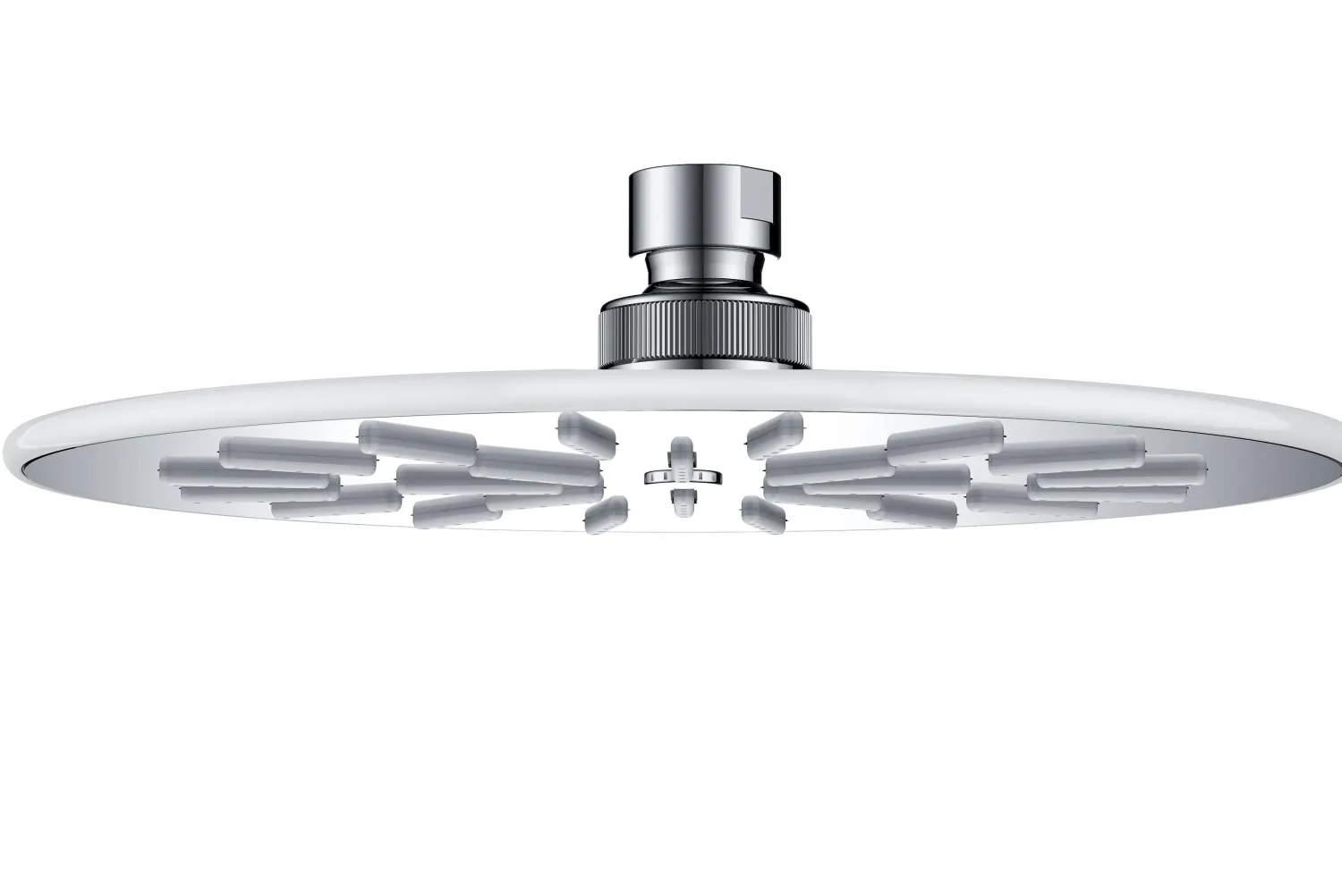 Online Dawn Single Function Round Rain Showerhead in Chrome Shower Heads