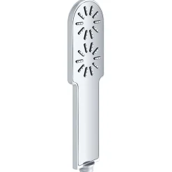 Discount Dawn Stainless Steel Round Hand Shower with White Lines Handheld Shower Heads
