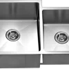 Hot Dawn Undermount Extra Small Corner Radius Double Bowls Stainless Steel Sinks|Double Bowl Sinks