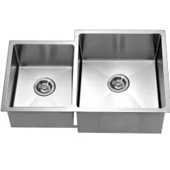 Discount Dawn Undermount Extra Small Corner Radius Double Bowls Stainless Steel Sinks|Double Bowl Sinks
