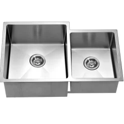 Discount Dawn Undermount Extra Small Corner Radius Double Bowls Stainless Steel Sinks|Double Bowl Sinks