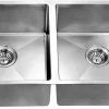 Sale Dawn Undermount Extra Small Corner Radius Equal Double Bowls Kitchen Sinks Stainless Steel Sinks|Double Bowl Sinks