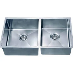 Sale Dawn Undermount Small Corner Radius Double Bowl Sink Stainless Steel Sinks|Double Bowl Sinks