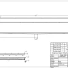 Best Dawn Volga River Series Linear Shower Drain 47 Inch Shower Drains
