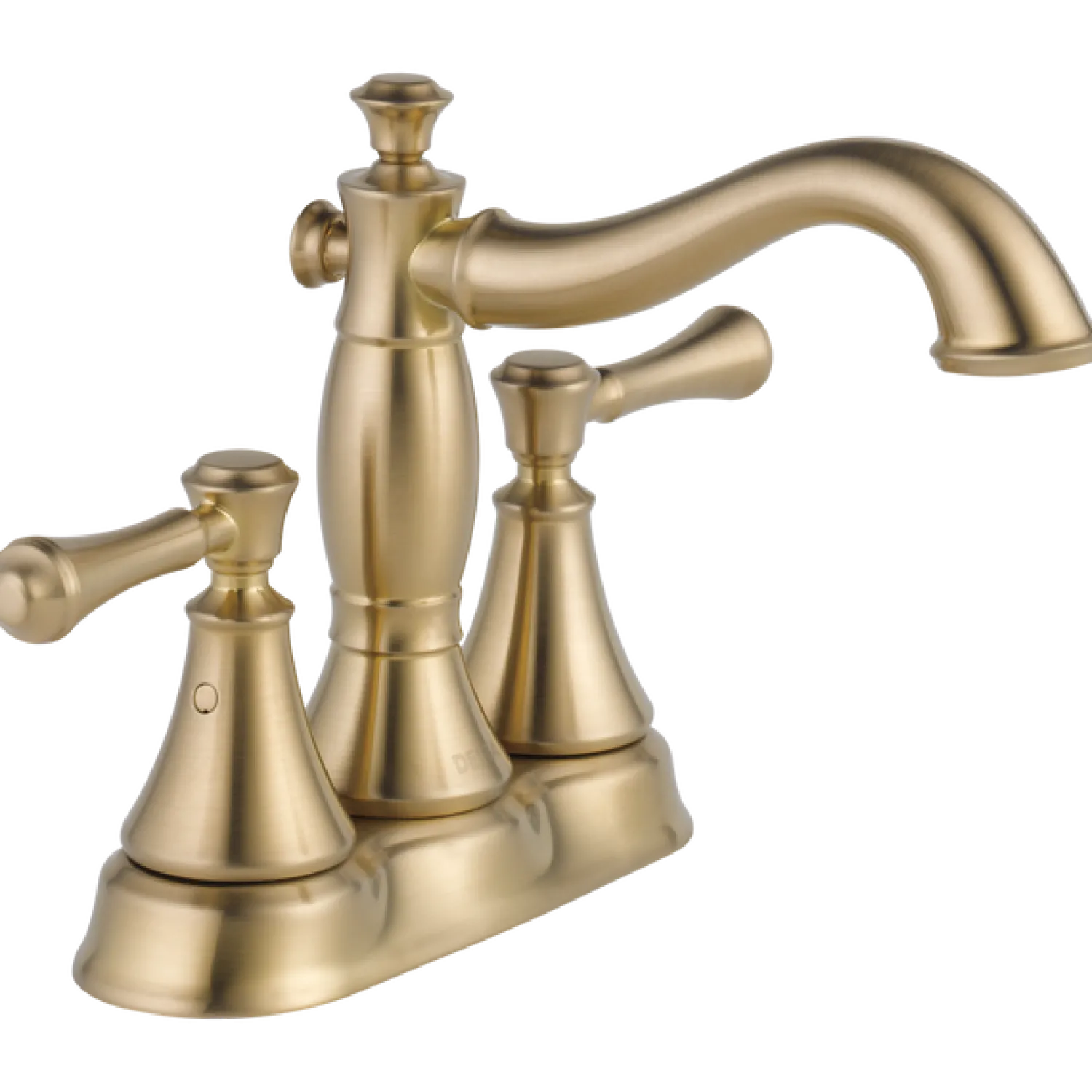Clearance Cassidy Two Handle Centerset Bathroom Faucet with Metal Pop-Up 4" Center Set