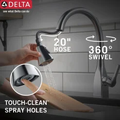 Hot Mateo Single Handle Pull-Down Kitchen Faucet Single Hole