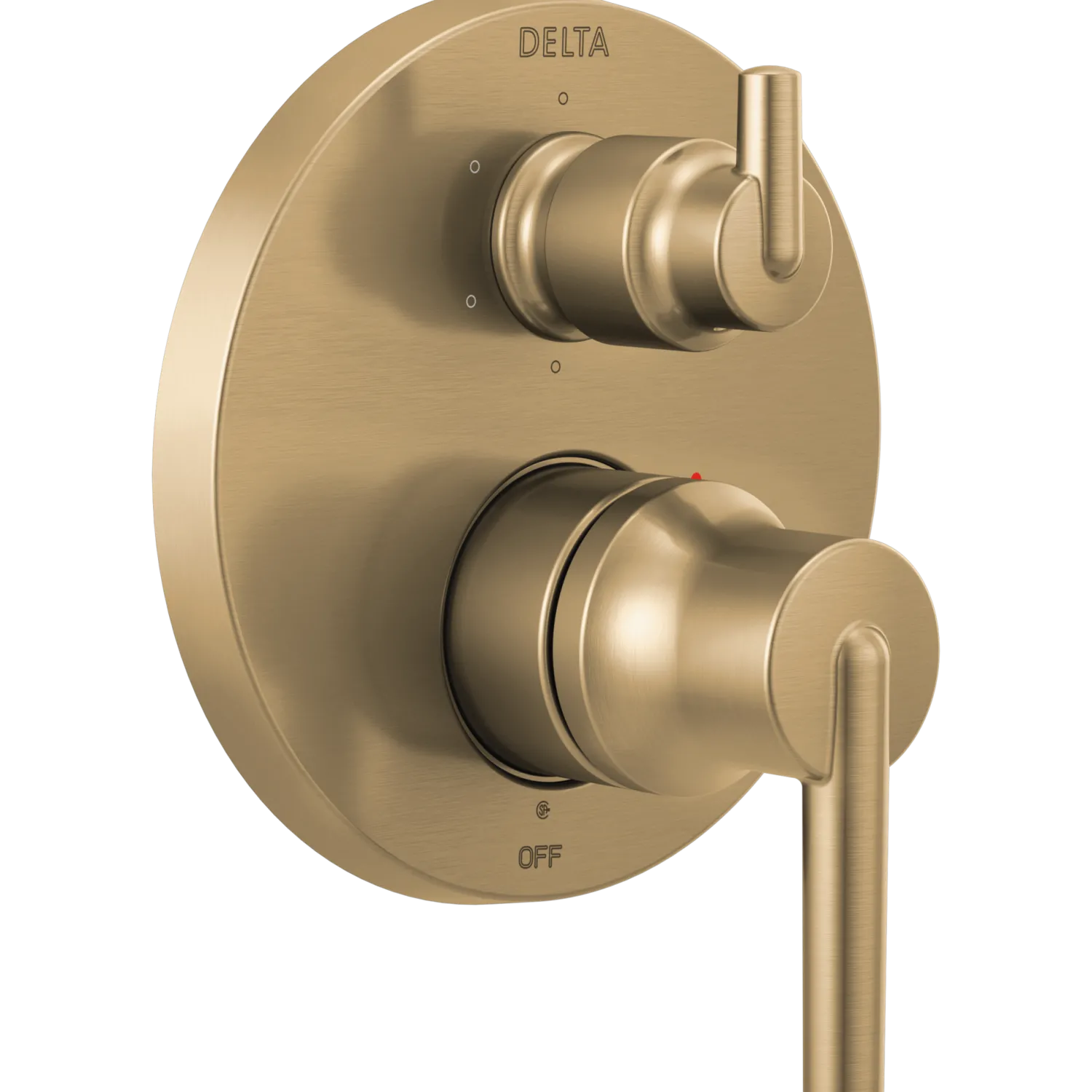 Outlet Trinsic Contemporary Two Handle Monitor 14 Series Valve Trim with 6-Setting Integrated Diverter Delta Valves, Trims And Diverters