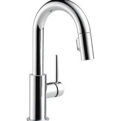 Discount Trinsic Single Handle Pull-Down Bar Faucet Single Hole|Bar Faucets