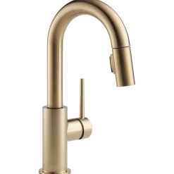 New Trinsic Single Handle Pull-Down Bar/Prep Kitchen Limited Swivel Bar Faucets