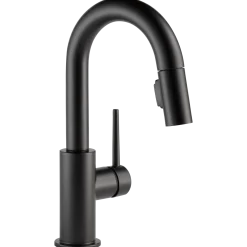 New Trinsic Single Handle Pull-Down Bar/Prep Kitchen Limited Swivel Bar Faucets