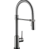 Sale Trinsic Single Handle Pull-Down Spring Spout Kitchen Faucet with TouchO Technology Touchless, Sensor And Tap Activated Kitchen Faucets|Single Hole