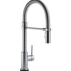 Sale Trinsic Single Handle Pull-Down Spring Spout Kitchen Faucet with TouchO Technology Touchless, Sensor And Tap Activated Kitchen Faucets|Single Hole