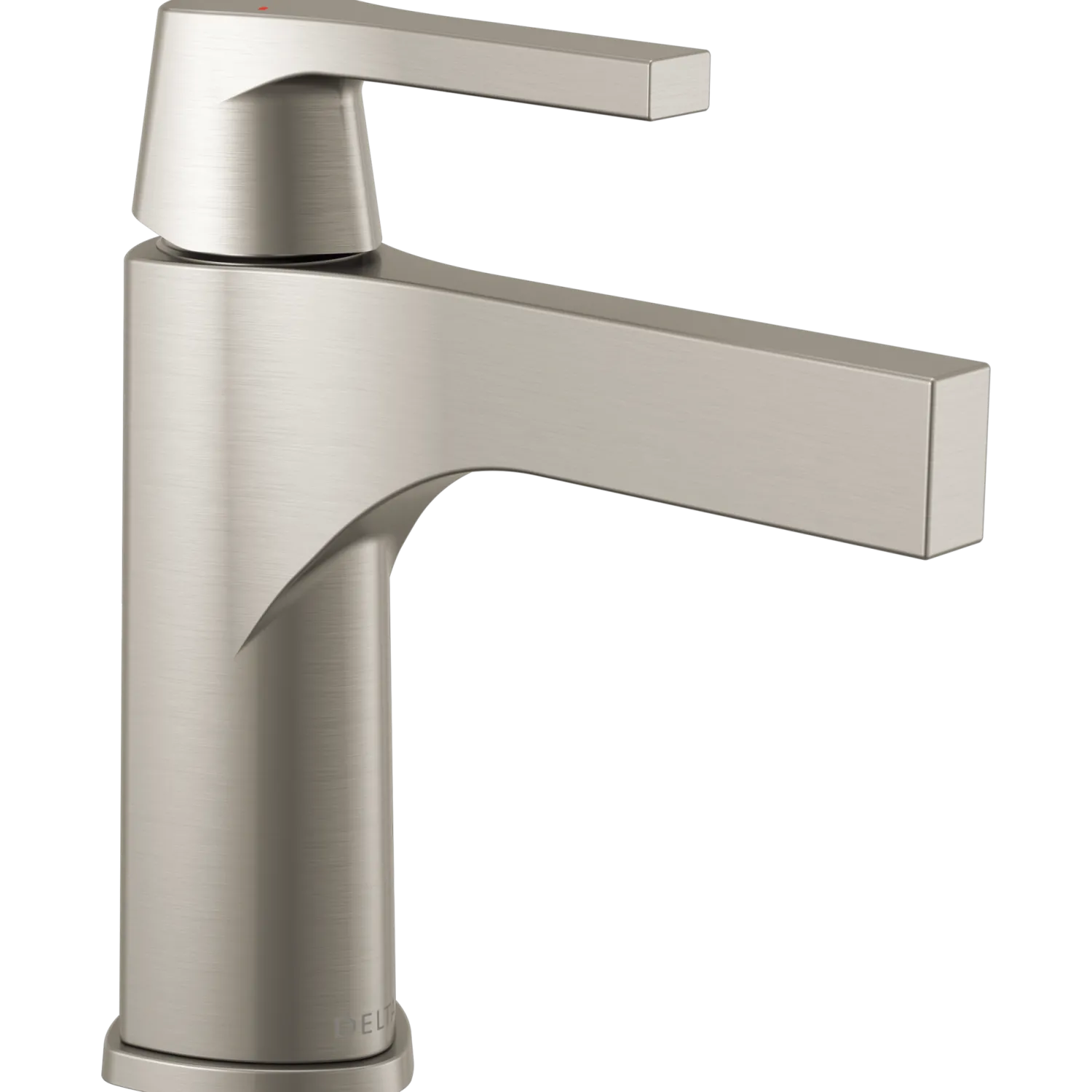 Discount Zura Single Handle Bathroom Faucet with Drain in Stainless Single Hole