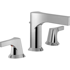 New Zura Two Handle Widespread Bathroom Faucet In Chrome 8