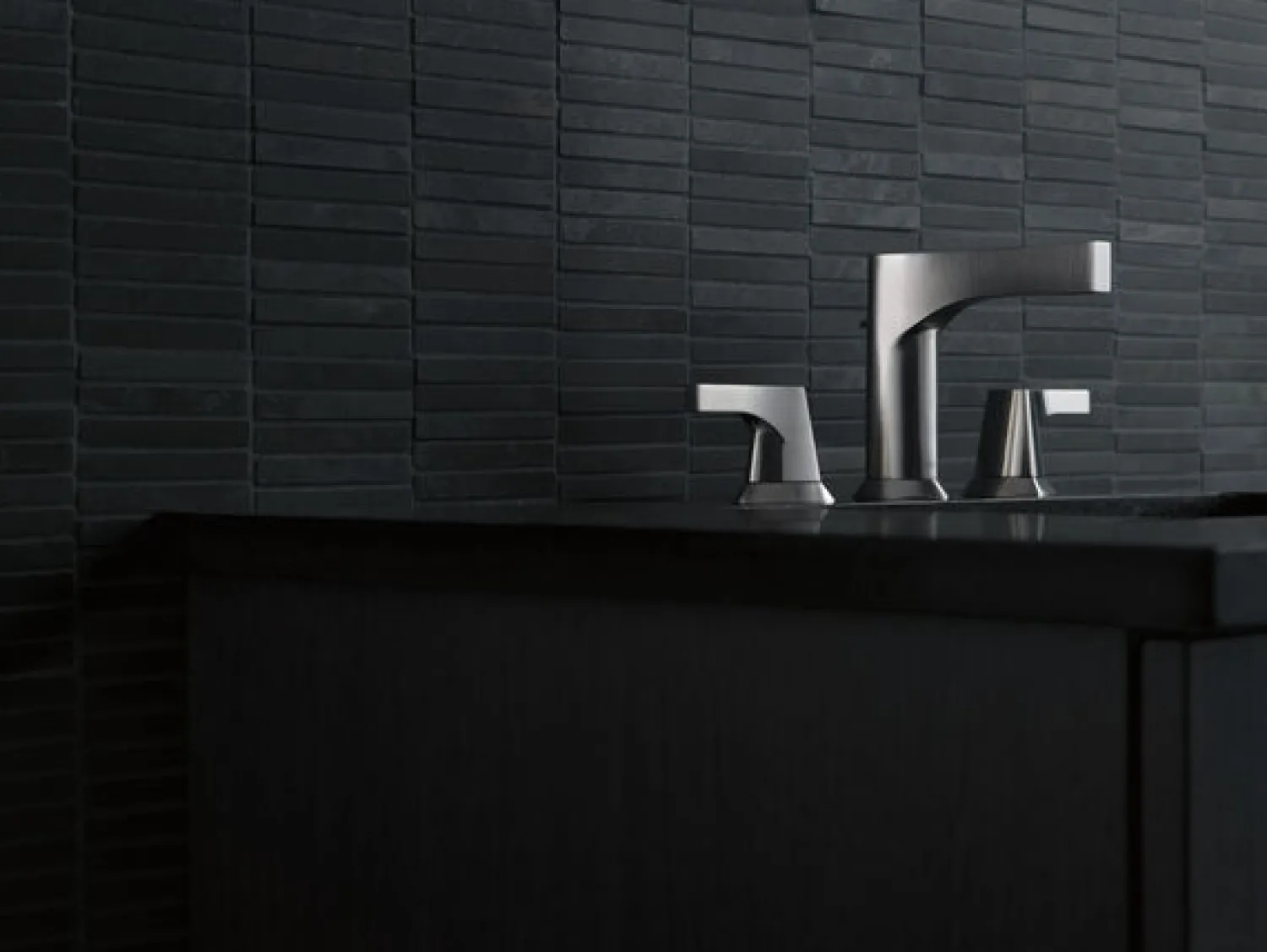 Online Zura Two Handle Widespread Bathroom Faucet in Stainless 8" Widespread