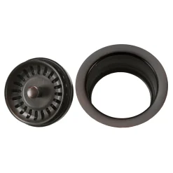 Outlet 3.5″ Deluxe Garbage Disposal Drain w/ Basket – Oil Rubbed Bronze Sink Drains, Disposer Flanges & Air Gaps|Garbage Disposals & Parts
