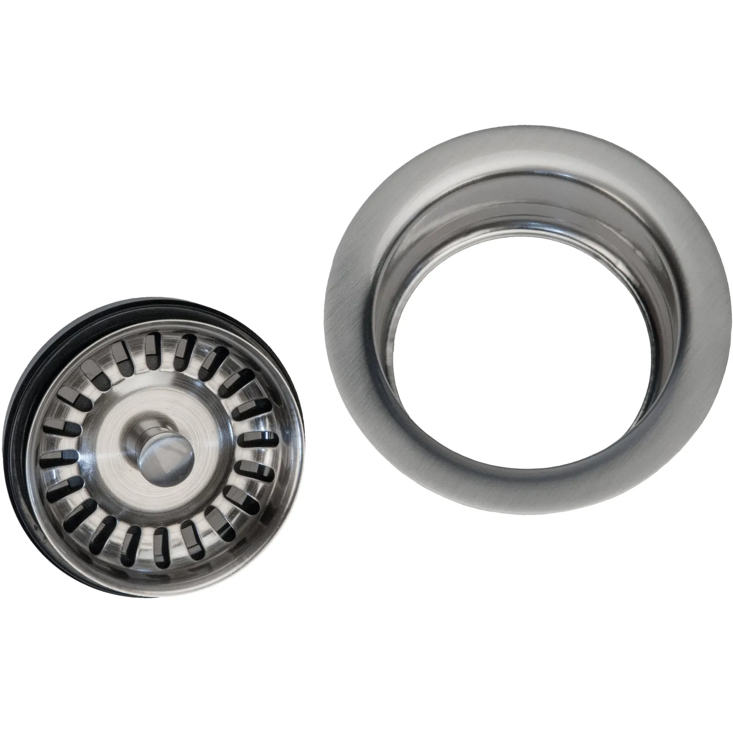 Online 3.5″ Deluxe Garbage Disposal Drain w/ Basket – Brushed Nickel Sink Drains, Disposer Flanges & Air Gaps|Garbage Disposals & Parts