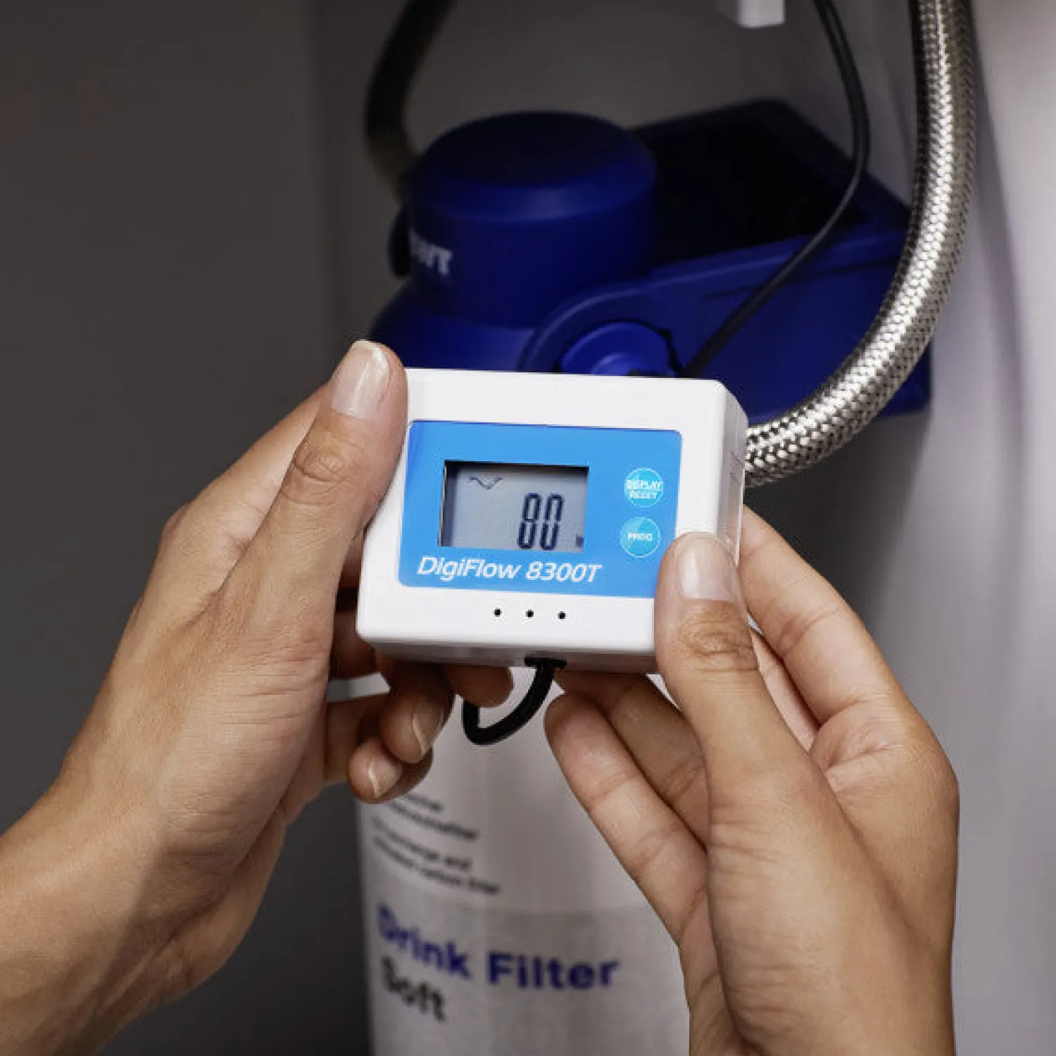 Online Digital Flow Meter for Water Filters Water Filter Faucets