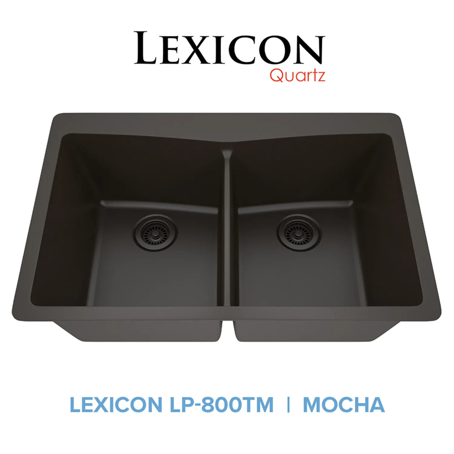 Best 33" Double Bowl 50/50 Dual Mount Quartz Composite Sink Drop-In / Top Mount Sinks|Double Bowl Sinks