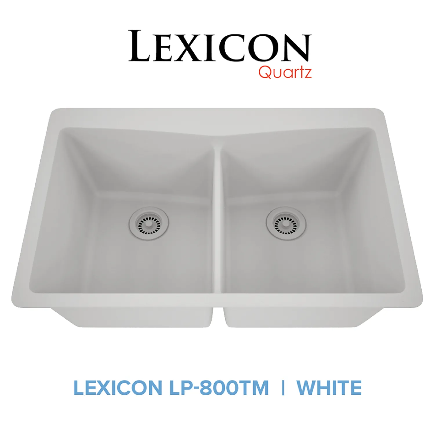 Best 33" Double Bowl 50/50 Dual Mount Quartz Composite Sink Drop-In / Top Mount Sinks|Double Bowl Sinks