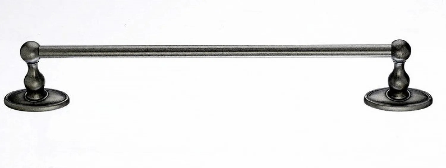 Discount Ed6Apc 18" Single Towel Bar With Oval Backplate In Antique Pewter Top Knobs|Towel Bars