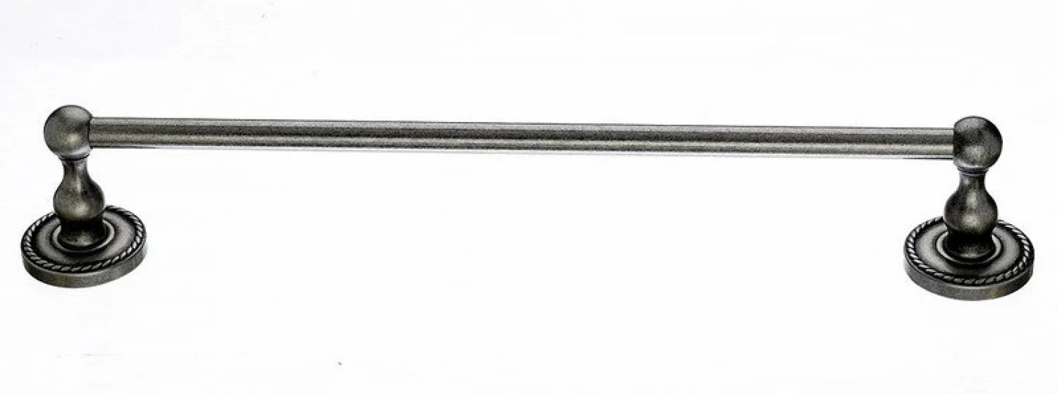 Discount Ed6Apf 18" Single Towel Bar With Rope Detail In Antique Bronze Top Knobs|Towel Bars