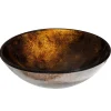Online Brown Reflections Glass Vessel Sink Above Counter / Vessel Sinks