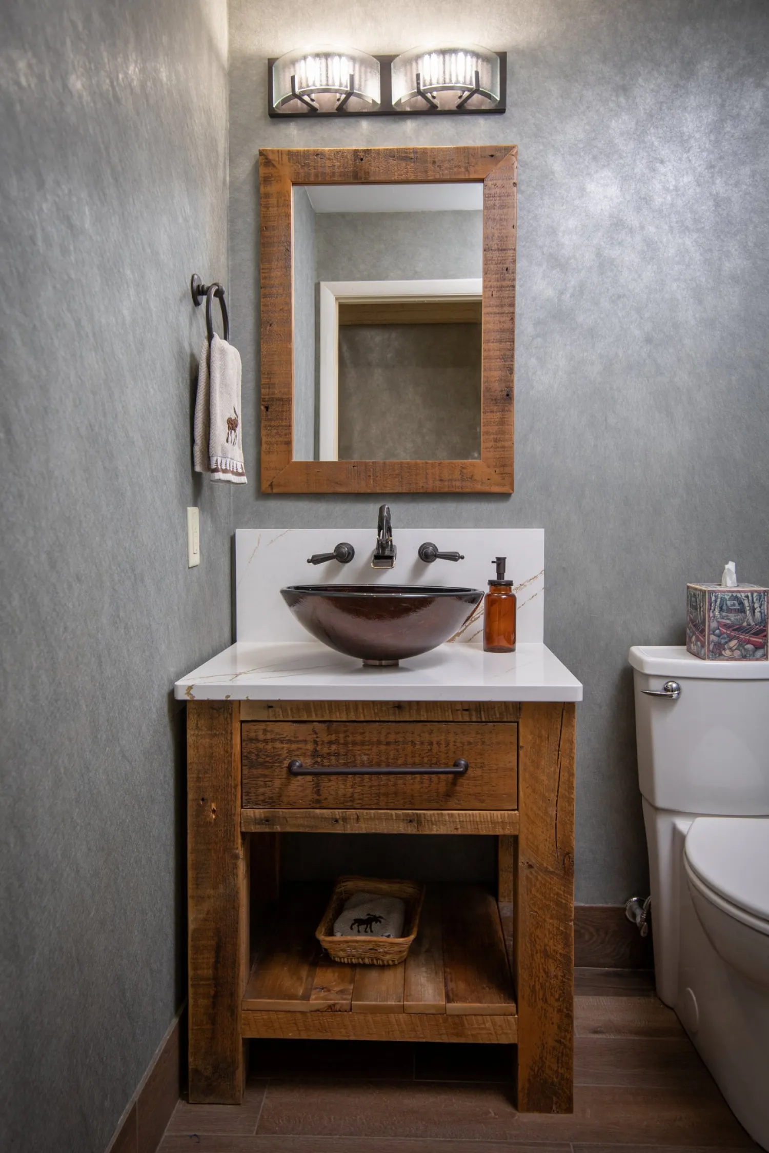 Online Brown Reflections Glass Vessel Sink Above Counter / Vessel Sinks