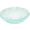 Discount Clear Freeform Wave Glass Vessel Sink Above Counter / Vessel Sinks
