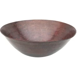 Hot Copper Vessel Sink - Antique Dark Copper Above Counter / Vessel Sinks