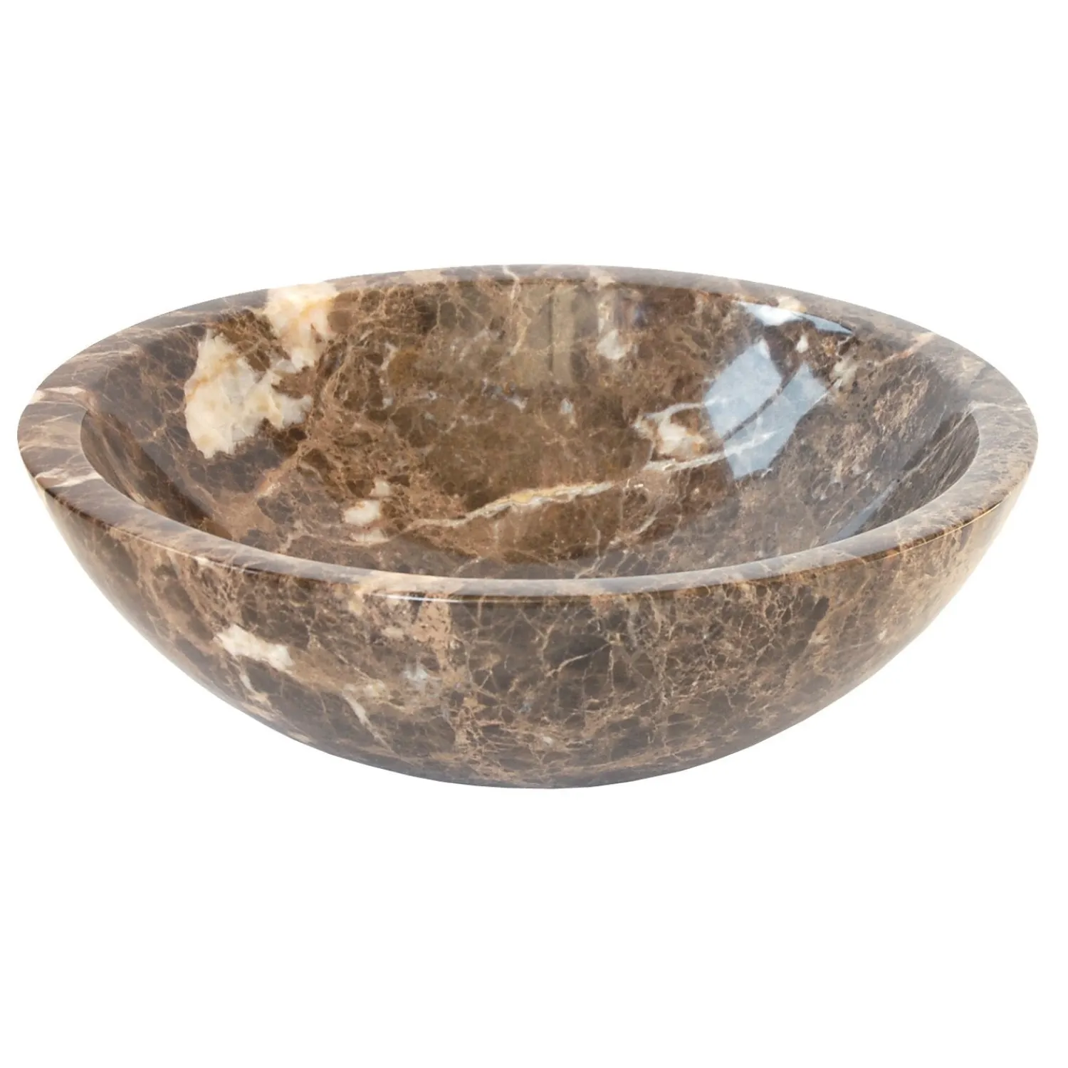 Online Dark Emperador Vessel Sink Bowl Above Counter / Vessel Sinks