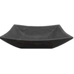 Best Deep Zen Sink - Honed Black Limestone Above Counter / Vessel Sinks