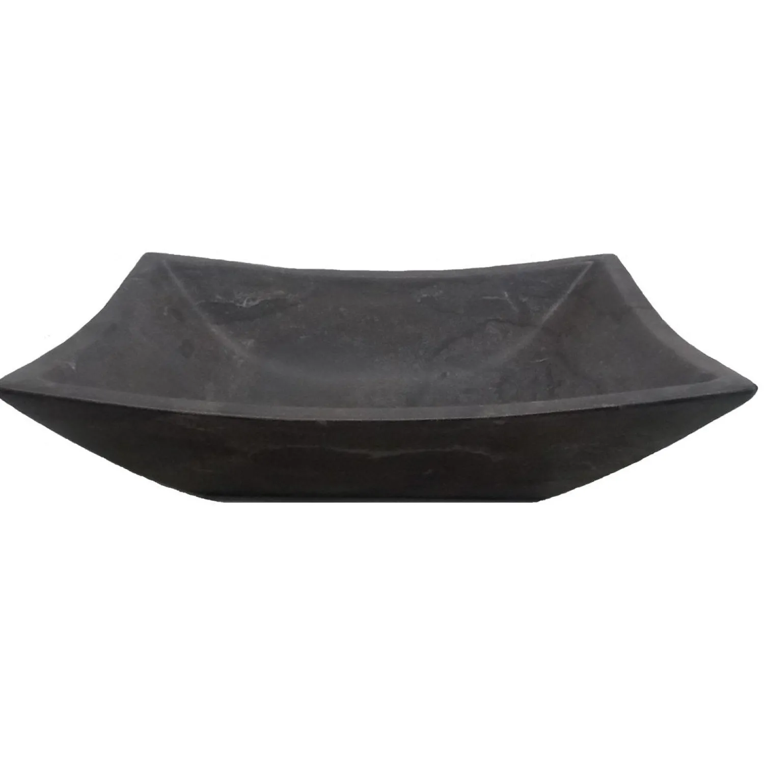 Best Deep Zen Sink - Honed Black Limestone Above Counter / Vessel Sinks