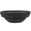 Clearance Echo Bowl Shaped Vessel Sink - Honed Padang Dark Granite Semi-Recessed Sinks|Above Counter / Vessel Sinks
