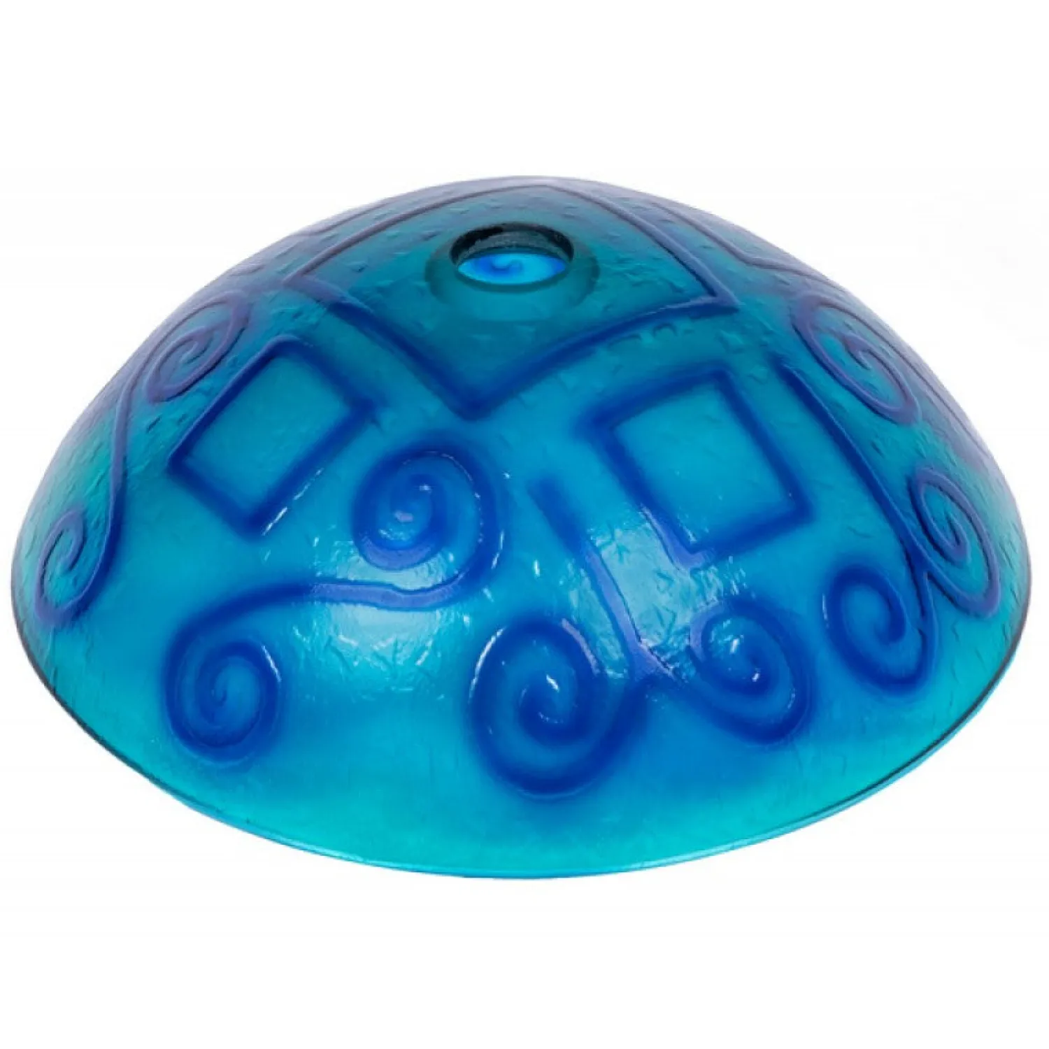 Outlet Green And Blue Swirls Glass Vessel Sink Above Counter / Vessel Sinks