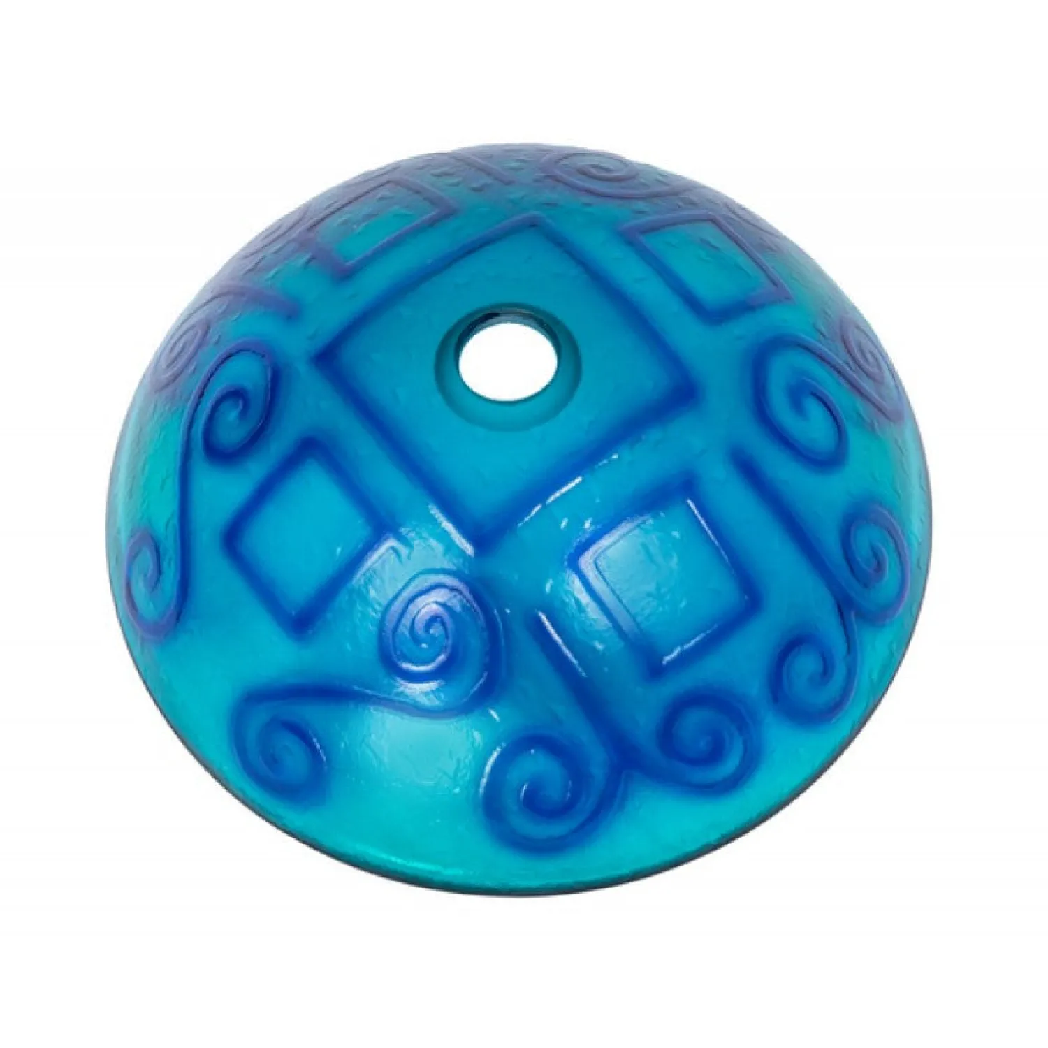 Outlet Green And Blue Swirls Glass Vessel Sink Above Counter / Vessel Sinks
