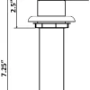 Online 1.5" Grid Drain - Non Overflow Sink Drains|Overflow Bathroom Sink Drains
