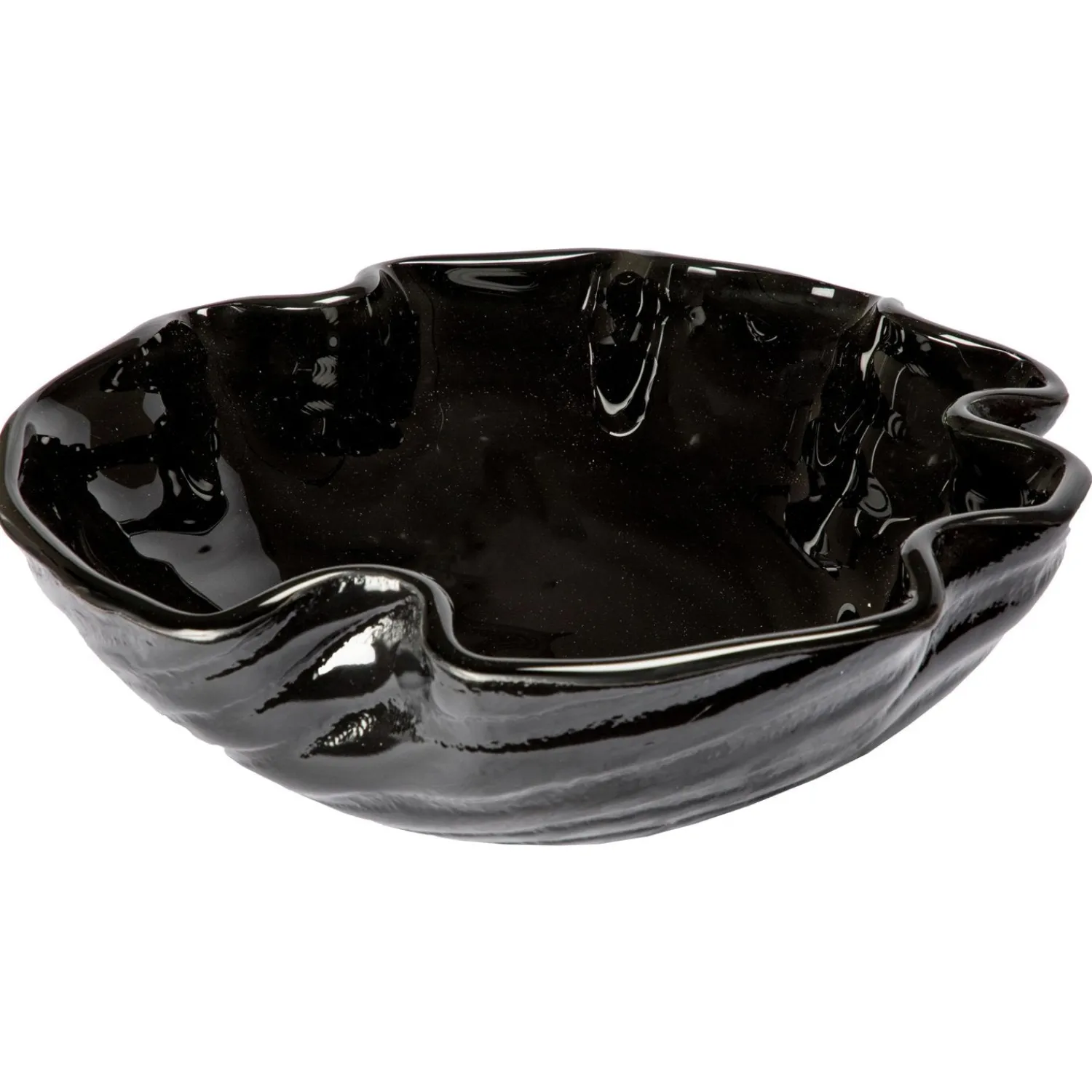 Outlet Midnight Wave Glass Vessel Sink Above Counter / Vessel Sinks