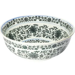 Clearance Multi-Color Ming Dynasty Decorative Porcelain Sink Above Counter / Vessel Sinks