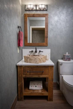 Hot Natural Stone Vessel Sink - Petrified Wood Above Counter / Vessel Sinks|Specialty Stone Sinks
