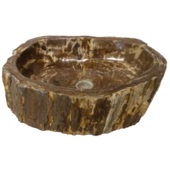 Hot Natural Stone Vessel Sink - Petrified Wood Above Counter / Vessel Sinks|Specialty Stone Sinks
