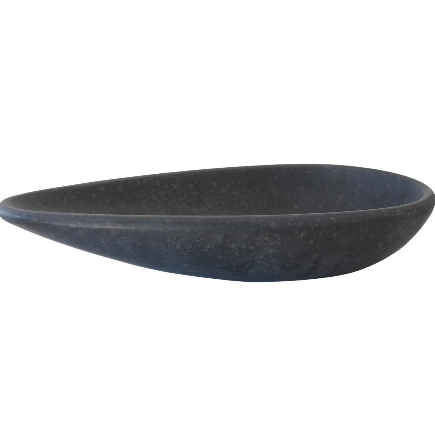 Discount Pod Shaped Vessel Sink - Honed Black Basalt Above Counter / Vessel Sinks