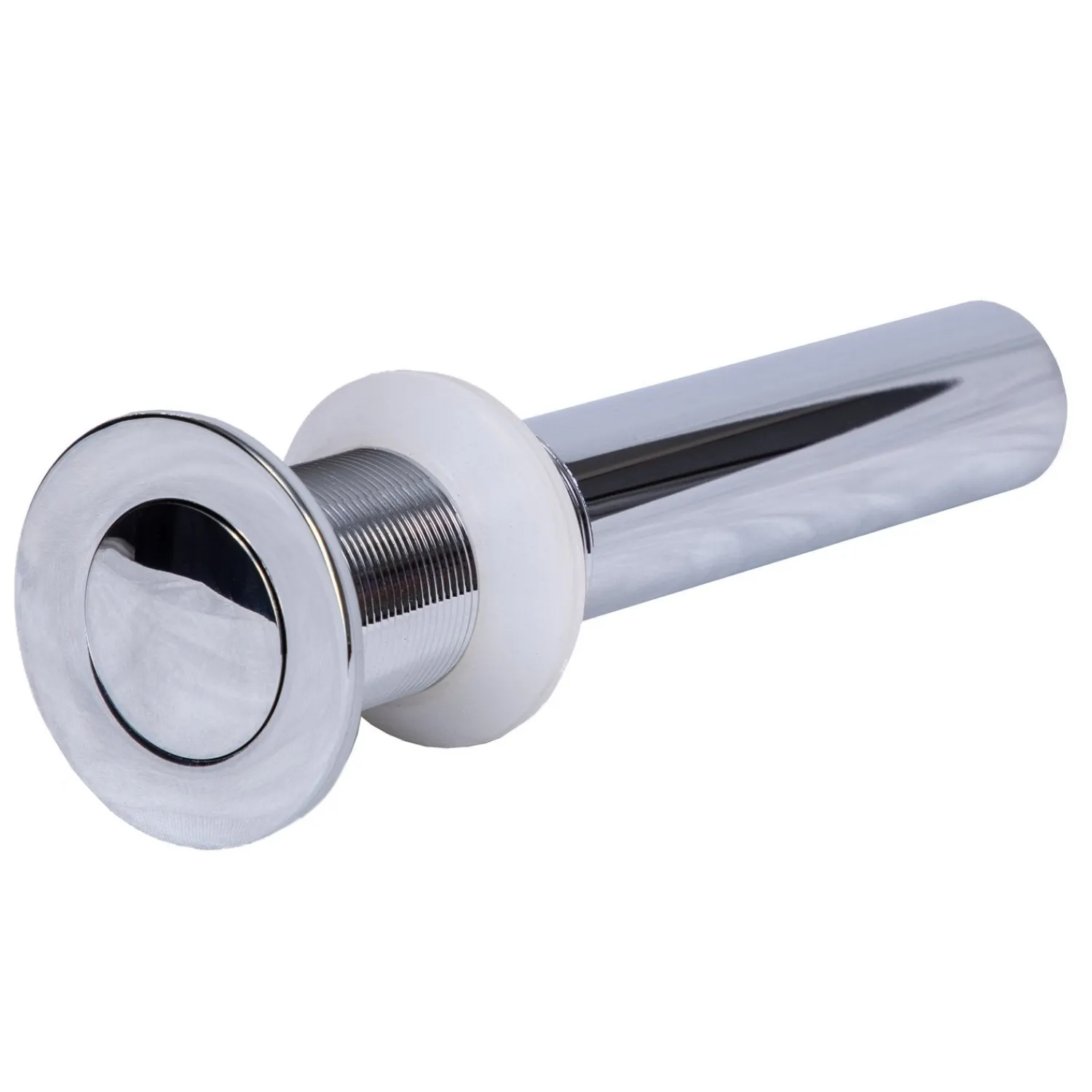 New 1.5" Popup Drain and Mounting Ring in Chrome Sink Drains|Overflow Bathroom Sink Drains