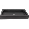 Outlet Rectangular Vessel Sink - Honed Lava Stone Above Counter / Vessel Sinks