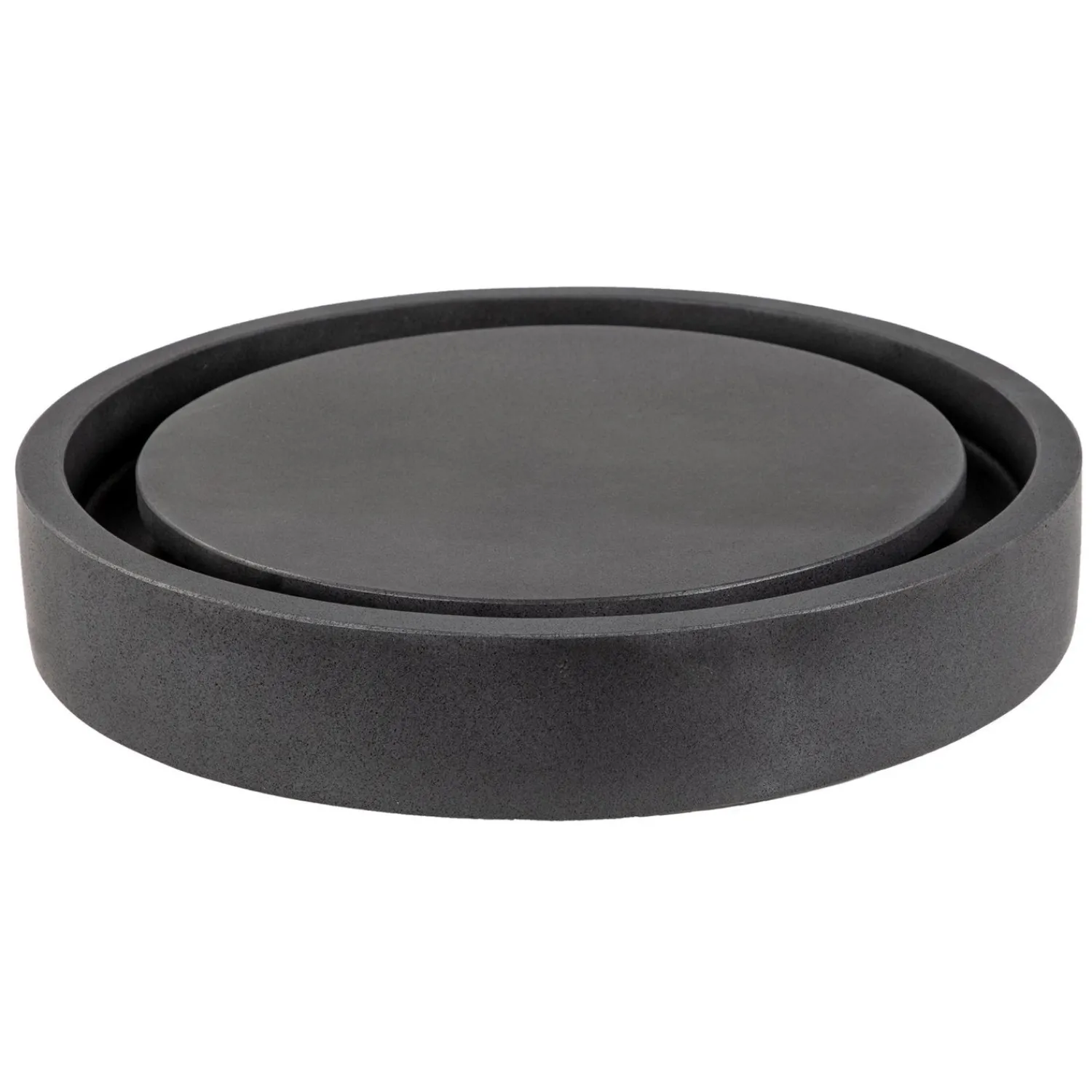 New Round Infinity Pool Sink - Lava Stone Above Counter / Vessel Sinks