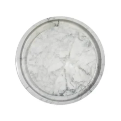 New Round Infinity Pool Sink - Carrara Marble Above Counter / Vessel Sinks